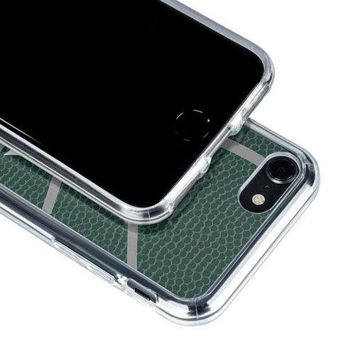 Michigan State University Green Basketball iPhone SE (2nd & 3rd Gen) Clear Case