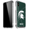 Michigan State University Green Basketball iPhone XS Max Clear Case