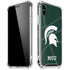 Michigan State University Green Basketball iPhone XS Max Clear Case