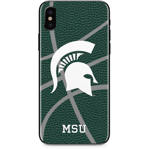 Michigan State University Green Basketball iPhone XS Skin