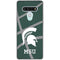 Michigan State University Green Basketball LG Stylo 6 Clear Case