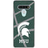 Michigan State University Green Basketball LG Stylo 6 Clear Case