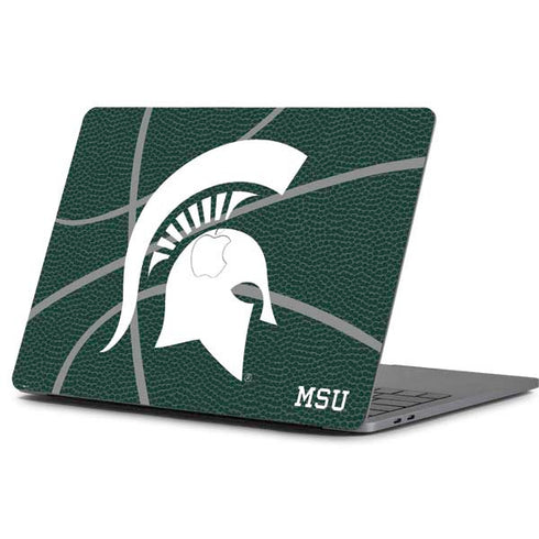 Michigan State University Green Basketball Apple MacBook Pro 13-inch Skin