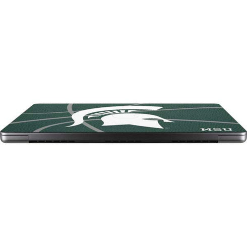 Michigan State University Green Basketball MacBook Pro 14in (2021-24) Skin