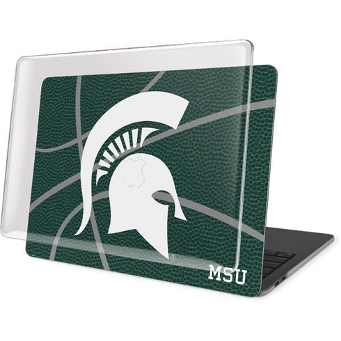Michigan State University Green Basketball MacBook Pro 16in (2019-20) Case plus Skin