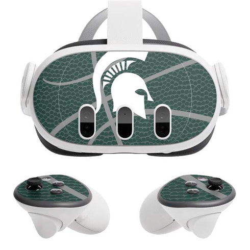 Michigan State University Green Basketball Meta Quest 3 Skin