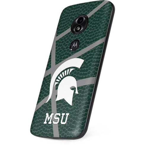 Michigan State University Green Basketball Moto E5 Play Skin