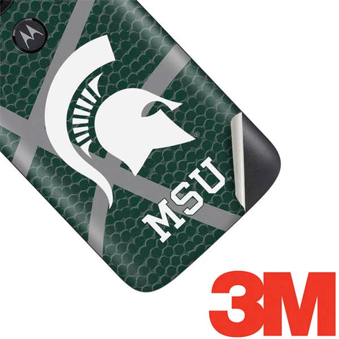Michigan State University Green Basketball Moto E5 Play Skin