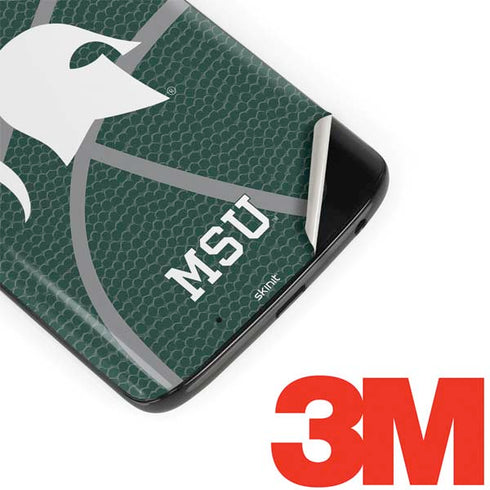 Michigan State University Green Basketball Moto G6 Skin
