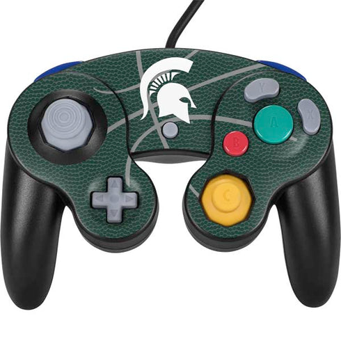 Michigan State University Green Basketball Nintendo GameCube Controller Skin
