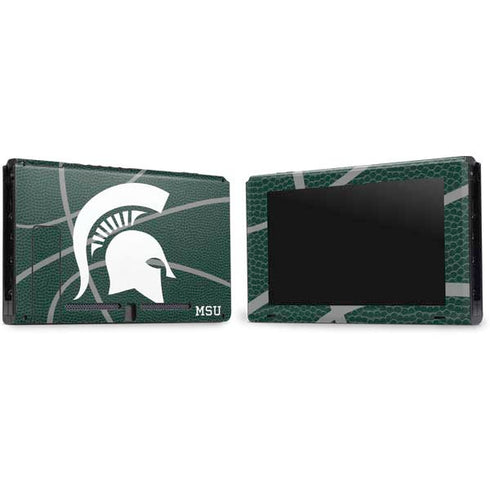 Michigan State University Green Basketball Nintendo Switch Bundle Skin