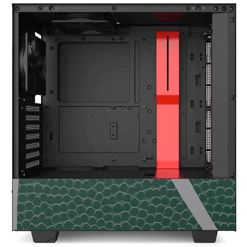 Michigan State University Green Basketball NZXT H510 Compact ATX Mid-Tower Case Skin