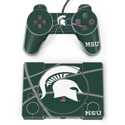 Michigan State University Green Basketball PlayStation Classic Bundle Skin