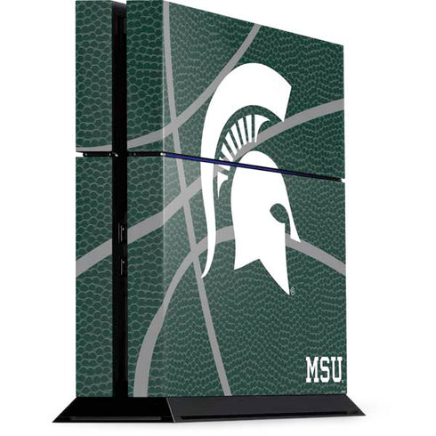 Michigan State University Green Basketball PS4 Console Skin