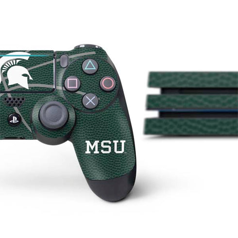 Michigan State University Green Basketball PS4 Pro Bundle Skin