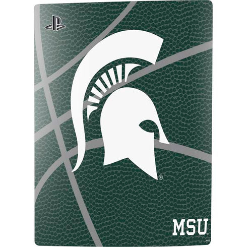 Michigan State University Green Basketball PS5 Digital Edition Console Skin