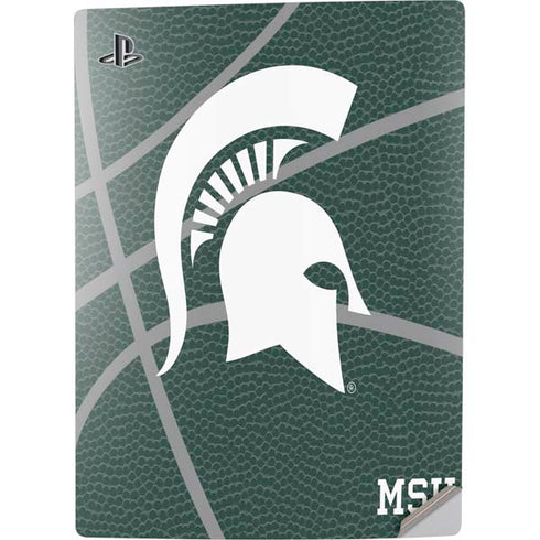 Michigan State University Green Basketball PS5 Digital Edition Console Skin