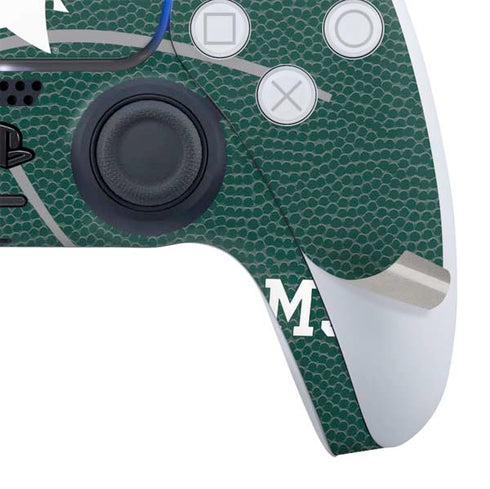 Michigan State University Green Basketball PS5 Controller Skin