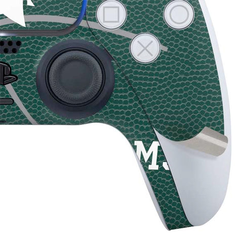 Michigan State University Green Basketball PS5 Slim Digital Edition Bundle Skin