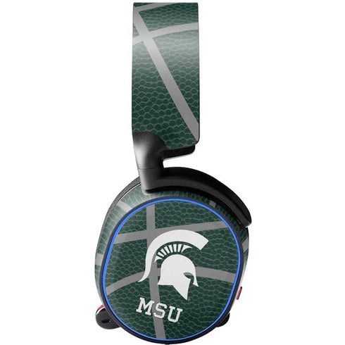 Michigan State University Green Basketball SteelSeries Arctis 3 Skin