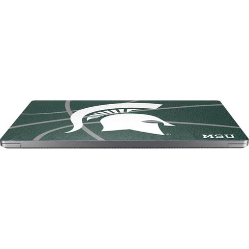 Michigan State University Green Basketball Universal Laptop 16in (13 x 9.4in) Skin