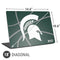 Michigan State University Green Basketball Universal Laptop 18in (14.6 x 10.6in) Skin