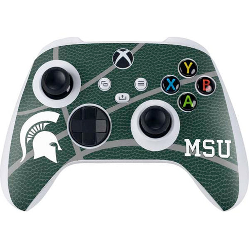 Michigan State University Green Basketball Xbox Series S Controller Skin