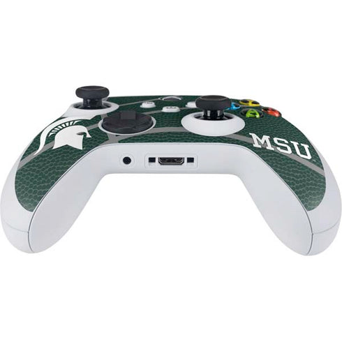 Michigan State University Green Basketball Xbox Series S Controller Skin