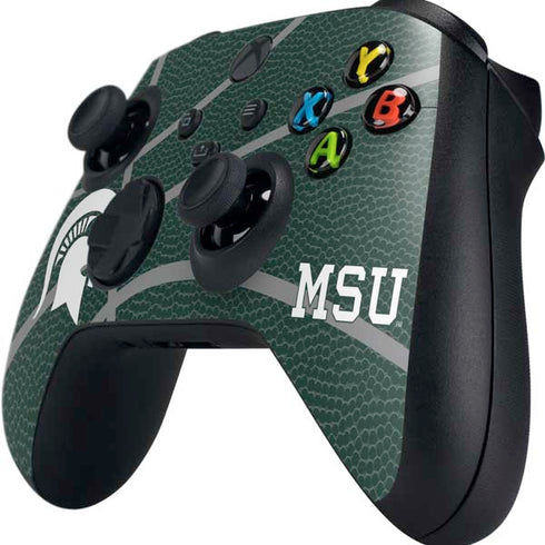 Michigan State University Green Basketball Xbox Series X Controller Skin