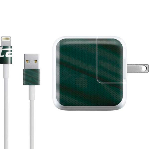 Michigan State University Jersey Grey iPad Charger (10W USB) Skin