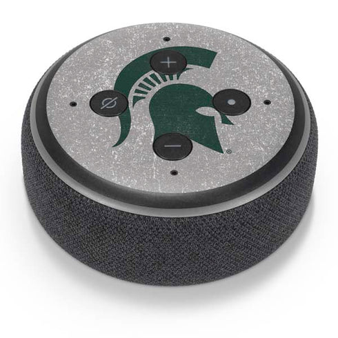 Michigan State University Grey Spartans Logo Amazon Echo Dot Skin