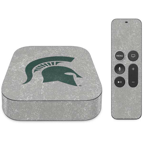 Michigan State University Grey Spartans Logo Apple TV Skin