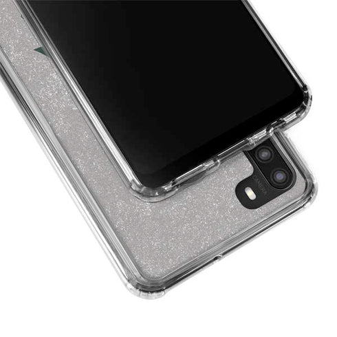 Michigan State University Grey Spartans Logo Galaxy A21 Clear Case