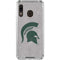 Michigan State University Grey Spartans Logo Galaxy A30 Clear Case