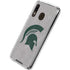 Michigan State University Grey Spartans Logo Galaxy A30 Clear Case