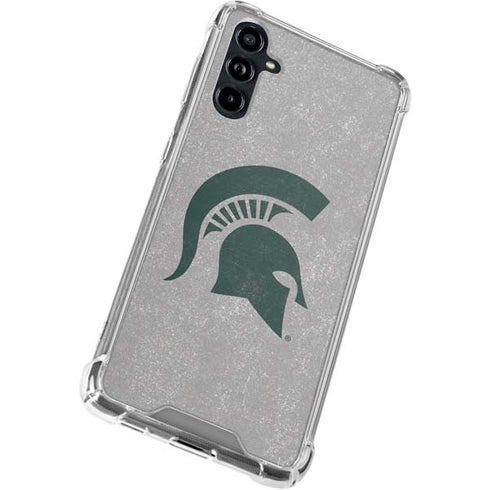 Michigan State University Grey Spartans Logo Galaxy A54 5G Clear Case