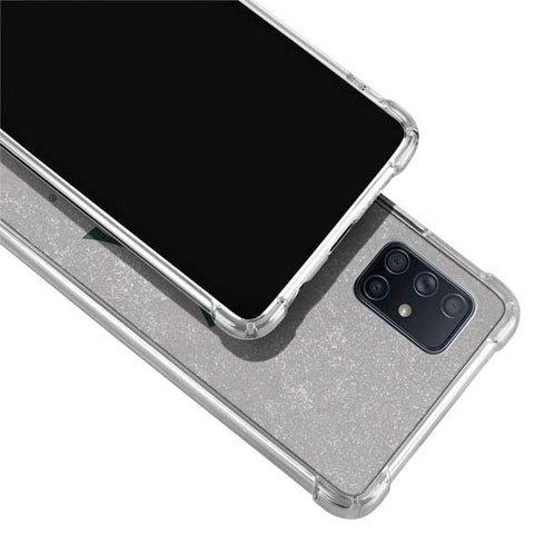 Michigan State University Grey Spartans Logo Galaxy A71 5G Clear Case
