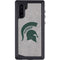 Michigan State University Grey Spartans Logo Galaxy Note 10 Waterproof Case