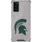 Michigan State University Grey Spartans Logo Galaxy Note20 5G Clear Case