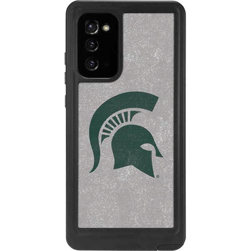 Michigan State University Grey Spartans Logo Galaxy Note20 5G Waterproof Case