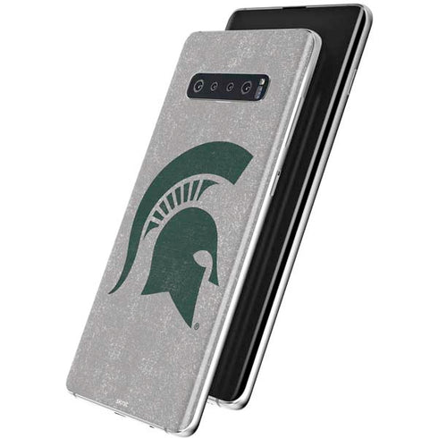 Michigan State University Grey Spartans Logo Galaxy S10 Plus Skin