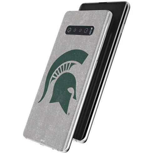 Michigan State University Grey Spartans Logo Galaxy S10 Skin