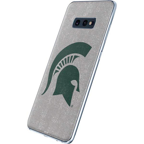Michigan State University Grey Spartans Logo Galaxy S10e Skin