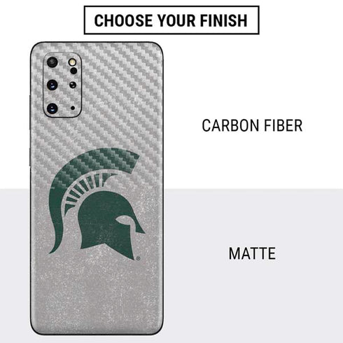 Michigan State University Grey Spartans Logo Galaxy S20 Plus Skin