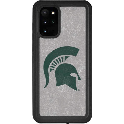 Michigan State University Grey Spartans Logo Galaxy S20 Plus Waterproof Case
