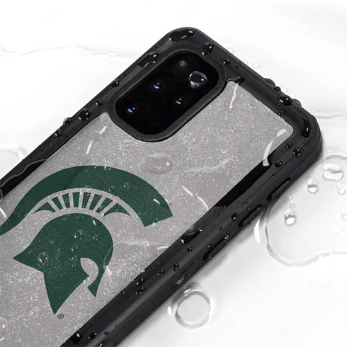Michigan State University Grey Spartans Logo Galaxy S20 Plus Waterproof Case