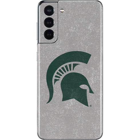 Michigan State University Grey Spartans Logo Galaxy S21 5G Skin
