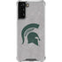 Michigan State University Grey Spartans Logo Galaxy S21 FE Clear Case