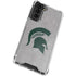 Michigan State University Grey Spartans Logo Galaxy S21 FE Clear Case