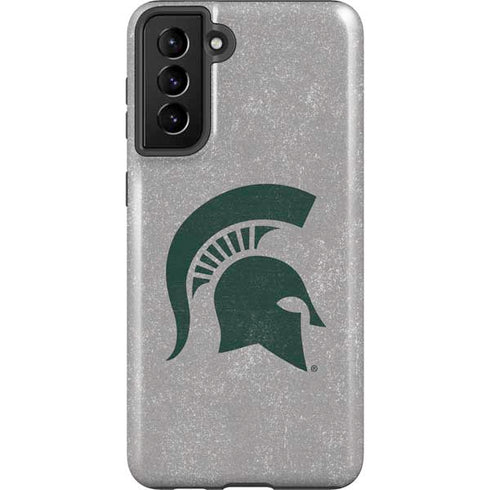 Michigan State University Grey Spartans Logo Galaxy S21 FE Pro Case